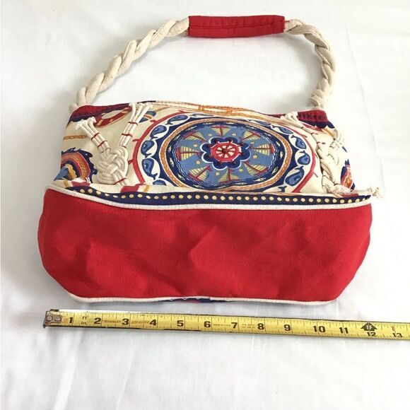 Paul Brent Canvas Nautical Shoulder Bag - Picture 11 of 14